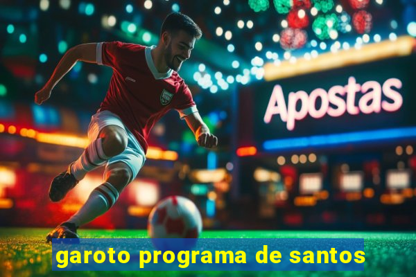 garoto programa de santos